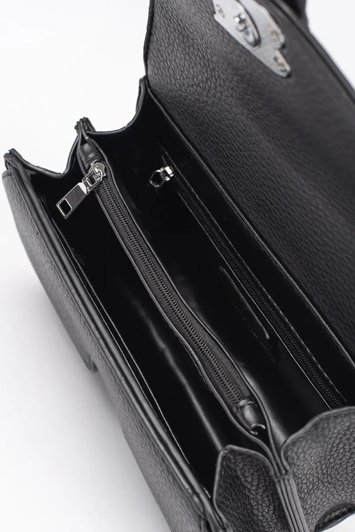 Schwarze kleine Damenhandtasche mit...