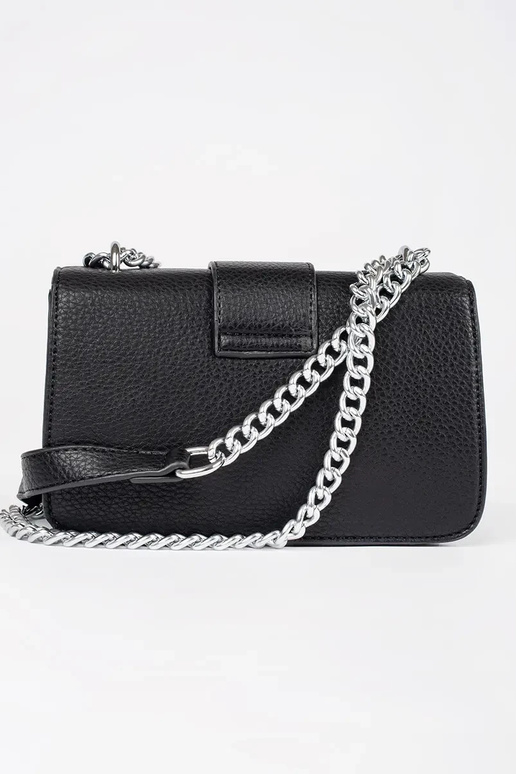 Schwarze kleine Damenhandtasche mit...