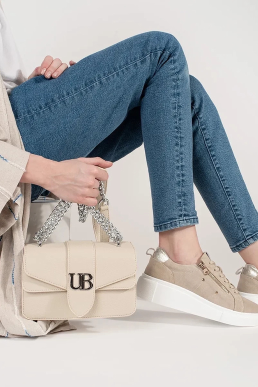 Helle Blau kleine Damenhandtasche mit...