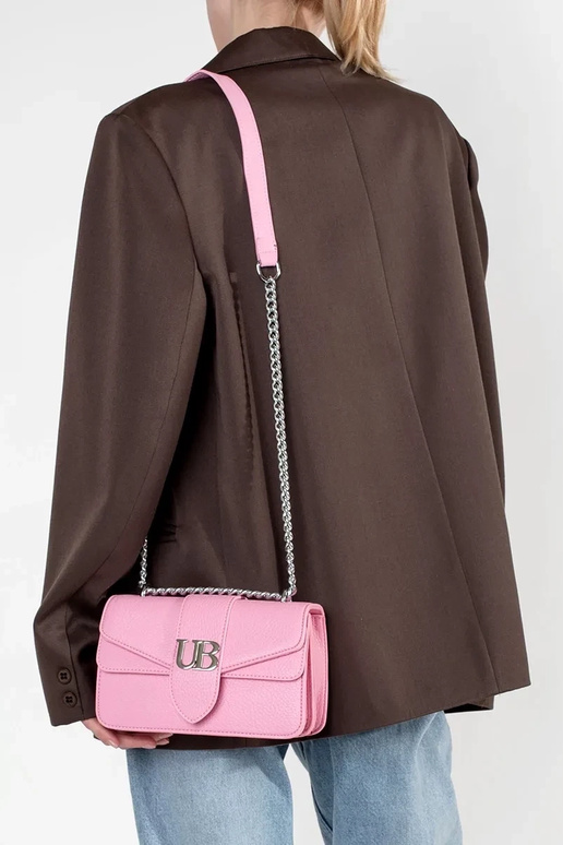 Rosa kleine Damenhandtasche mit...