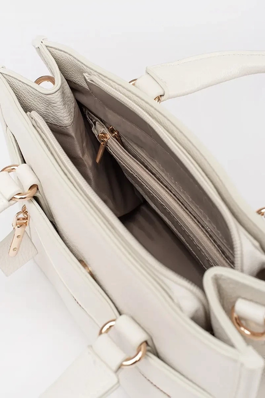 Helle Sandfarbene Handtasche mit...