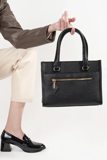 Schwarze Handtasche mit... 2