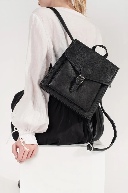 Schwarze Damen-Rucksacktasche