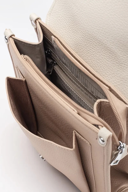 Rucksack in Elfenbeinfarbe