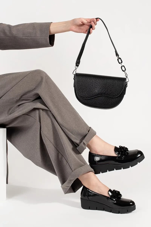 Schwarze Postbotenhandtasche Schwarze Postbotenhandtasche