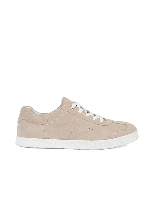 Leder Sneakers mit Lochmuster auf...