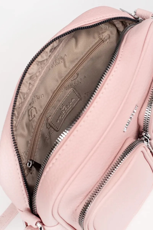 Rosa kleine Handtasche mit Taschen