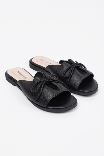 Schwarze Pantoletten mit... 2