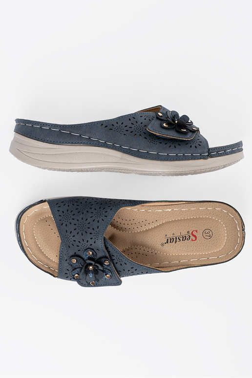 Damen Pantoletten mit dekorativen... Damen Pantoletten mit dekorativen...