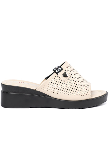 Damen Pantoletten mit...