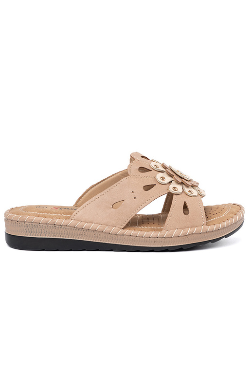 Damen Pantoletten mit dekorativen... Damen Pantoletten mit dekorativen...