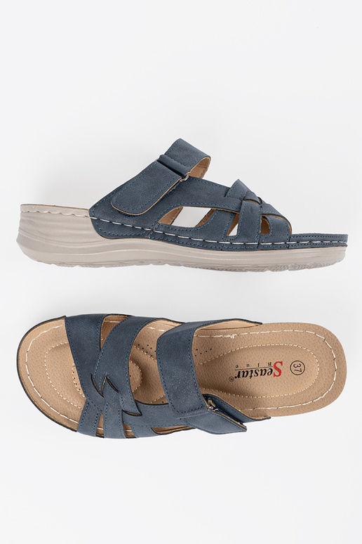 Damen Pantoletten mit dekorativen... Damen Pantoletten mit dekorativen...