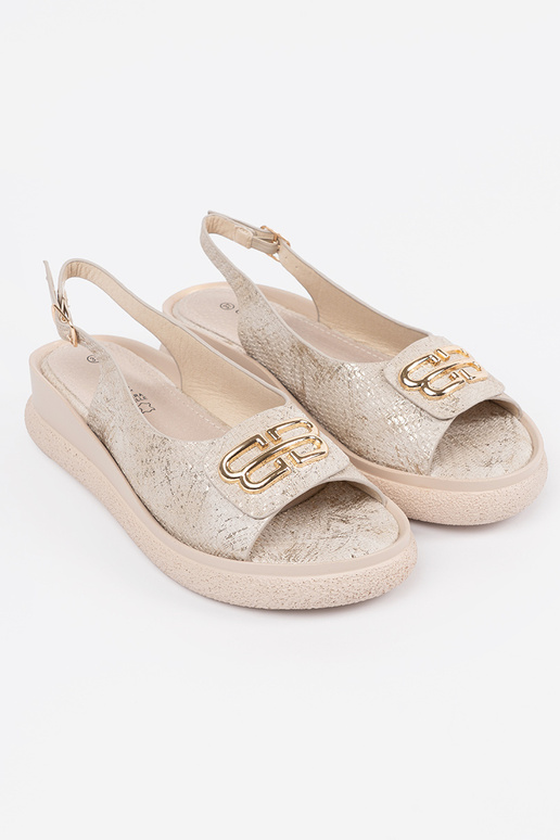 Dunkelgrau-braune Sandalen mit... Dunkelgrau-braune Sandalen mit...