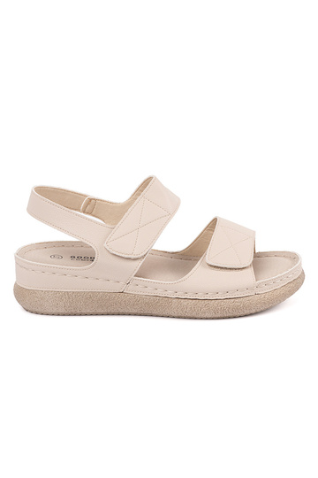 Damen Sandalen in Elfenbein...