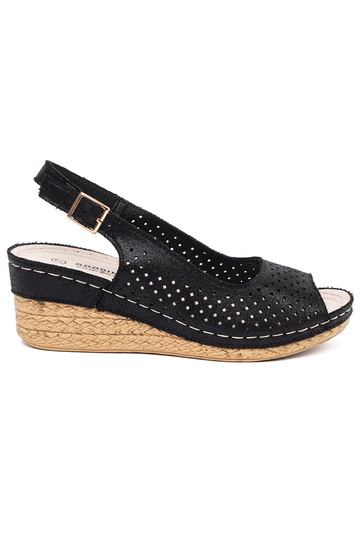 Schwarze durchbrochene...