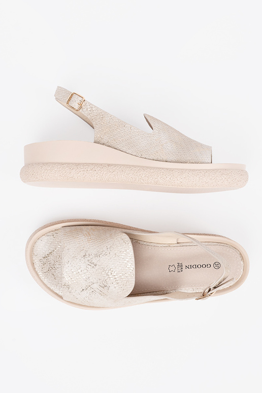 Bequeme Sandalen für Damen in Sandfarbe Bequeme Sandalen für Damen in Sandfarbe