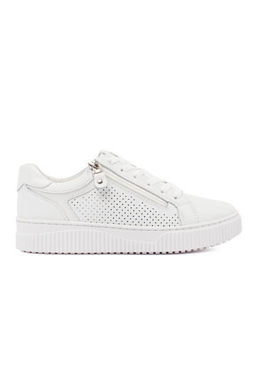 Weiße Sneakers mit...