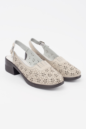 Beige Sandalen mit... 2