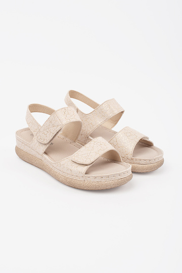 Elfenbeinfarbene Sandalen... 2
