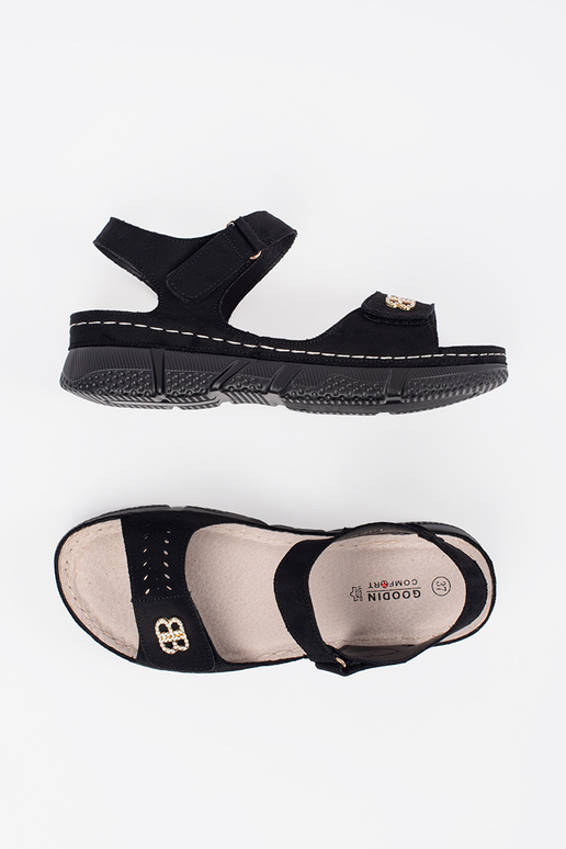 Schwarze Damen Sandalen Schwarze Damen Sandalen