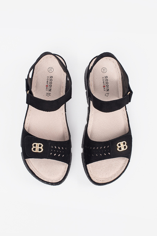 Schwarze Damen Sandalen Schwarze Damen Sandalen