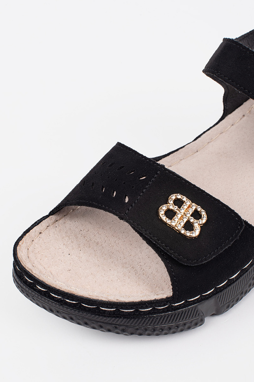Schwarze Damen Sandalen Schwarze Damen Sandalen