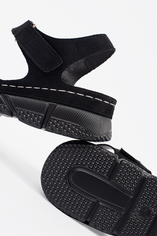 Schwarze Damen Sandalen Schwarze Damen Sandalen