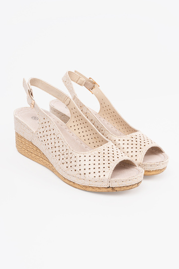 Durchbrochene Sandalen in... 2