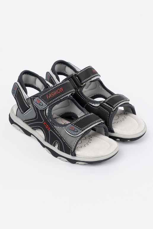 Schwarze Jungen-Sandalen