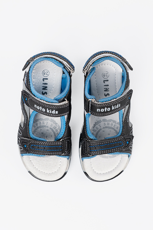 Schwarze Jungen-Sandalen