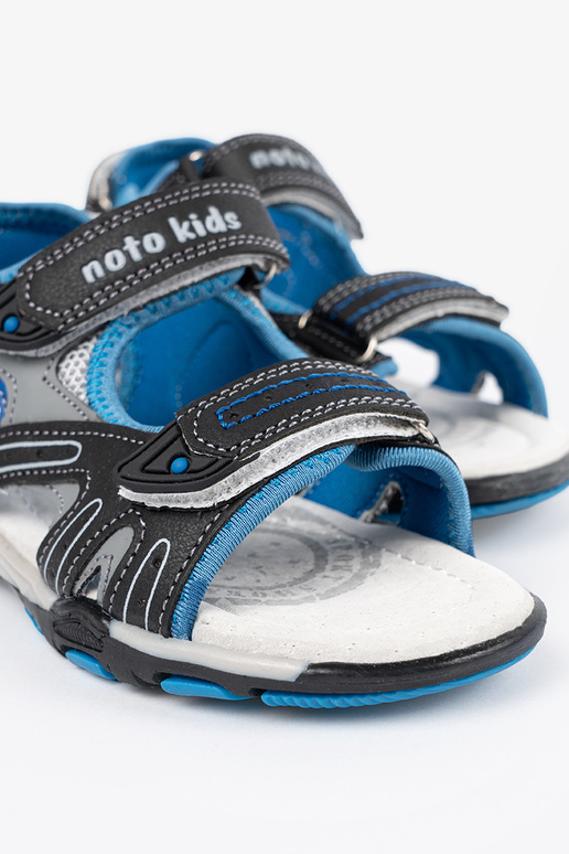 Schwarze Jungen-Sandalen