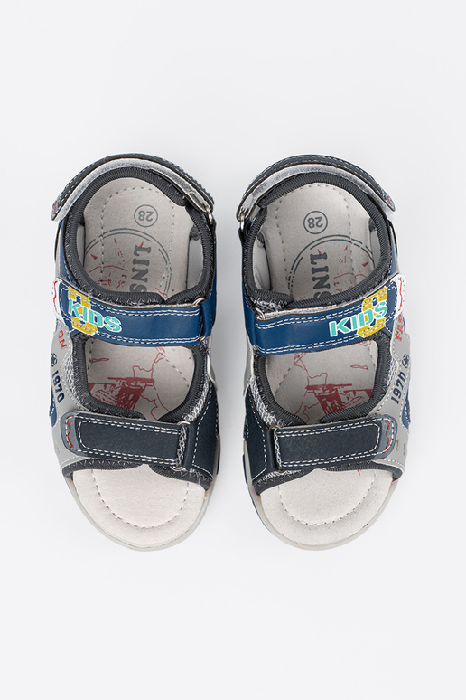 Blaue Jungen-Sandalen