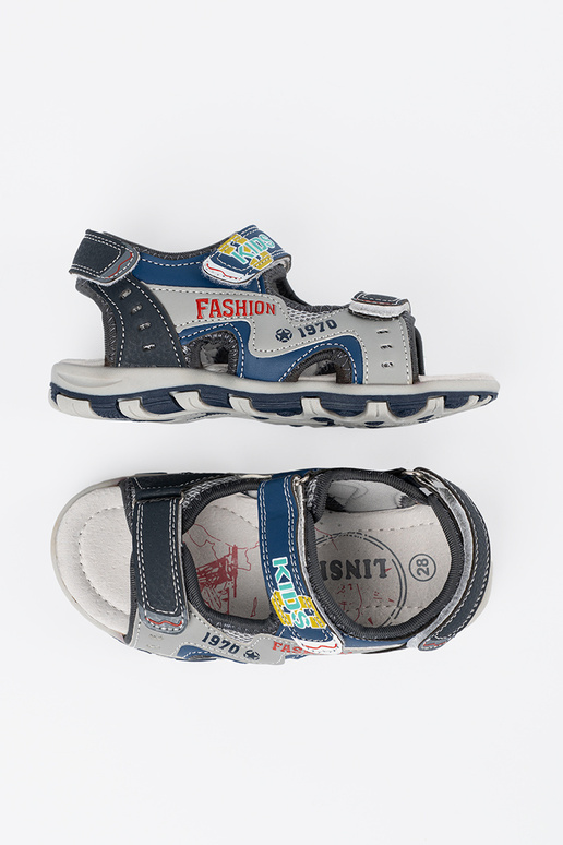 Blaue Jungen-Sandalen