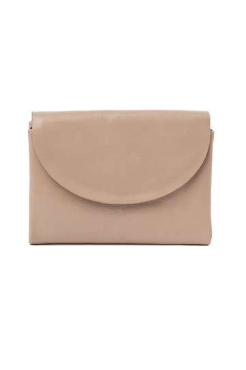 Helle sandfarbene Damenbörse