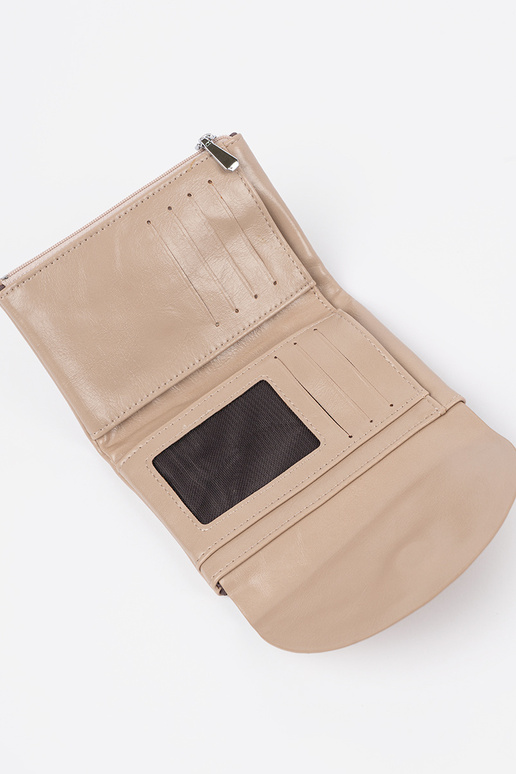 Helle sandfarbene Damenbörse Helle sandfarbene Damenbörse