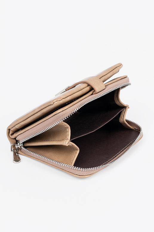 Elegante Damenbörse in Elfenbeinfarbe