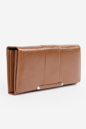 Elegante braune Damenbörse 2