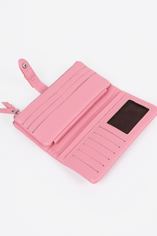 Rosa Damenbörse mit Fächern Rosa Damenbörse mit Fächern