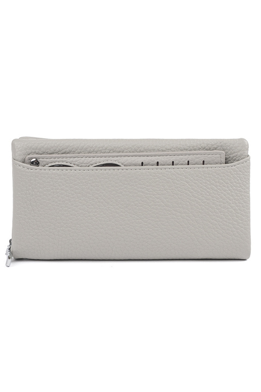 Große Damenbörse in grau Große Damenbörse in grau