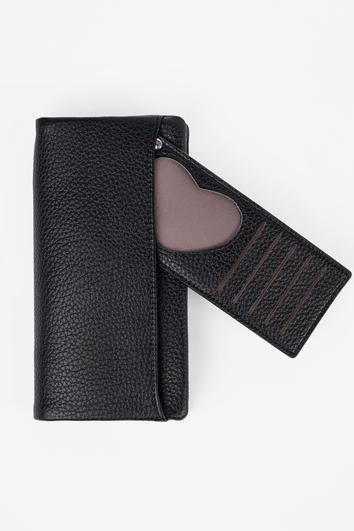 Große Damenbörse in schwarz