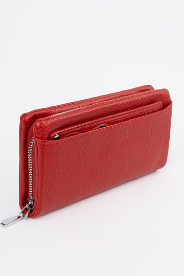 Große Damenbörse in rot 2