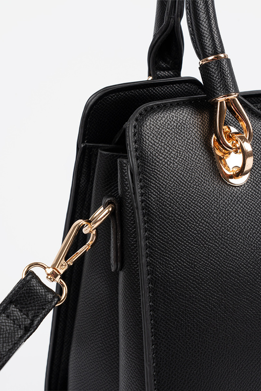 Schwarze Damenhandtasche-Koffer Schwarze Damenhandtasche-Koffer