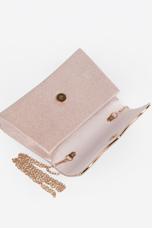 Rosa Handtasche mit Kette