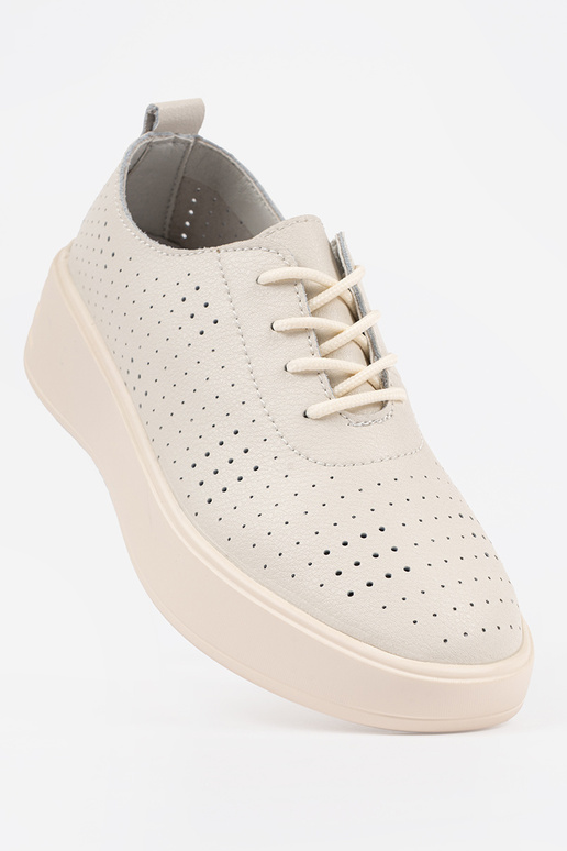 Helleblaue Leder-Schnürschuhe von... Helleblaue Leder-Schnürschuhe von...