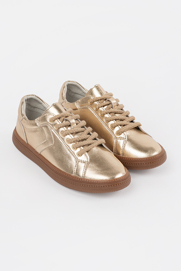 Goldene Leder-Sport Schuhe... 2