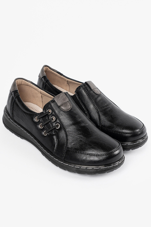 Schwarze Damen Halbstiefel mit... Schwarze Damen Halbstiefel mit...