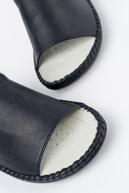 Damen Pantoletten mit Leder-Einlagen...