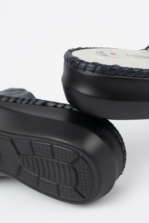 Damen Pantoletten mit Leder-Einlagen...