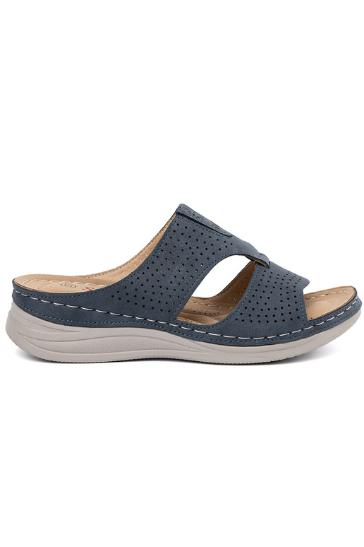 Bequeme Schuhe mit Ausstattungen in blau