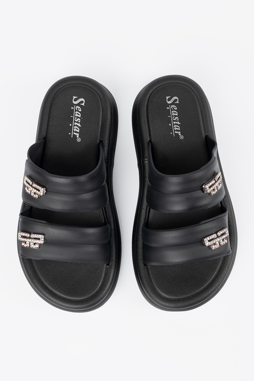 schZuarze Farbe Hausschuhe Frauen mit...